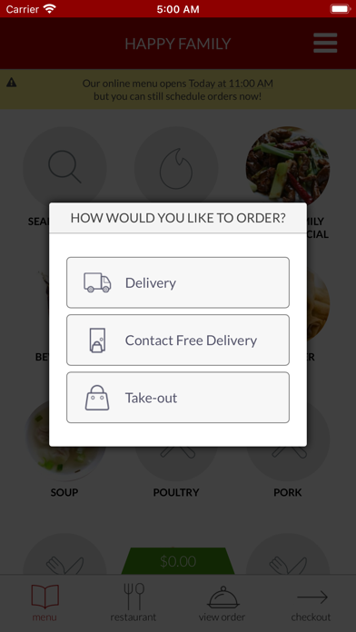 Happy Family Chinese Food Screenshot