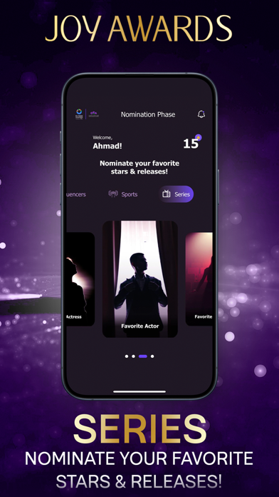 Joy Awards Screenshot