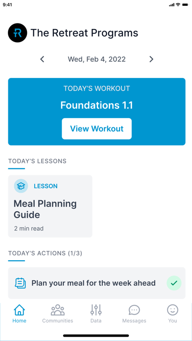 The Retreat Programs Screenshot