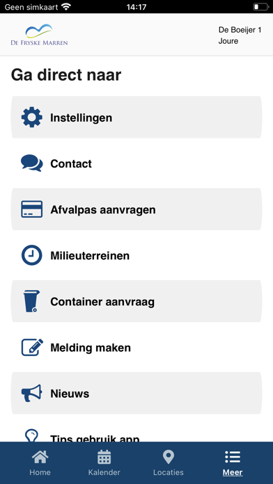 Afvalkalender De Fryske Marren Screenshot