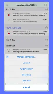 beorg: to-do list & agenda iphone screenshot 3