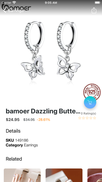 Fashion Jewelry Shopping Shop Screenshot