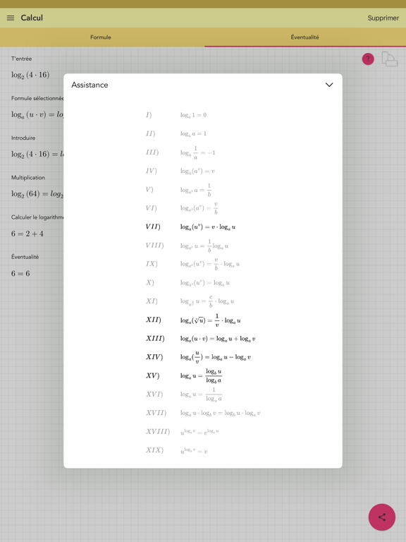 Screenshot #6 pour Identités logarithmiques PRO