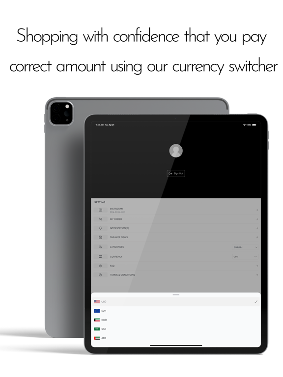 King kicks iPad screenshot 5 - Shopping app