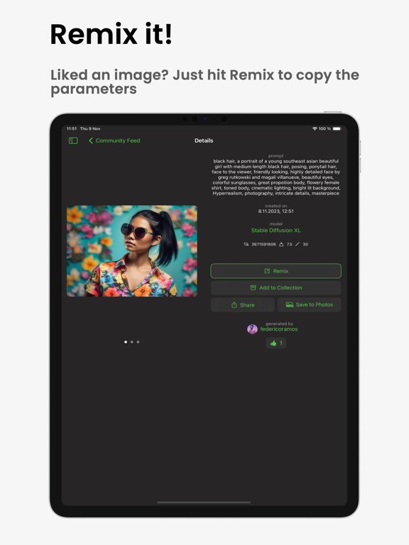 Avanti: AI Art & Community iPad screenshot 3 - Graphics & Design app