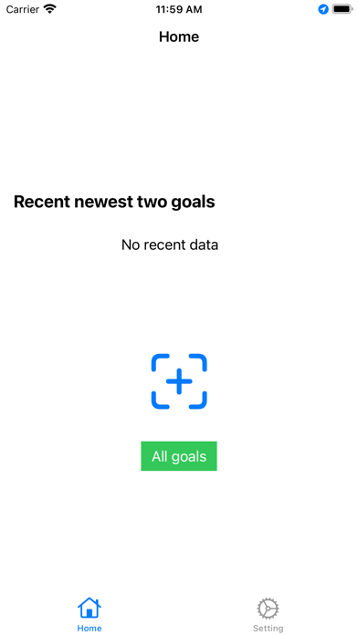 Running Goal Screenshot