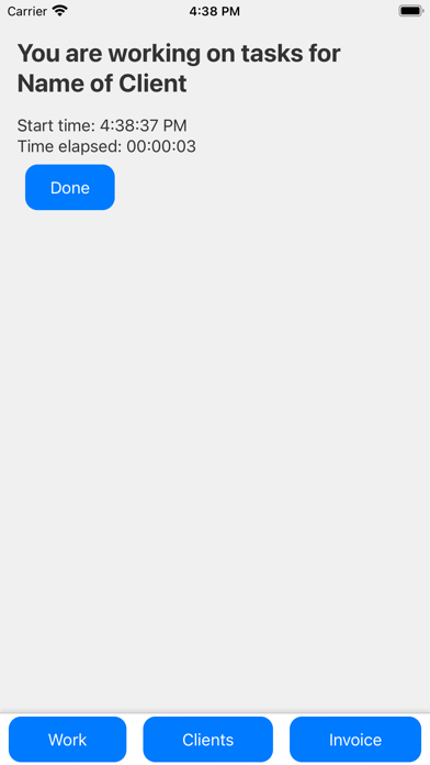 TimeTrackInvoicer Screenshot