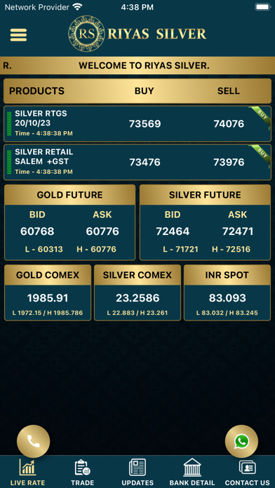 Riyas Silver Screenshot