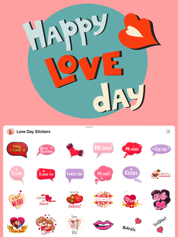 Screenshot #4 pour Happy Love Day Stickers