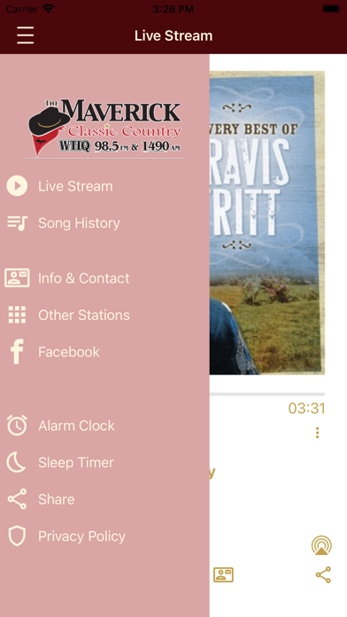 WTIQ Maverick 1490 Screenshot
