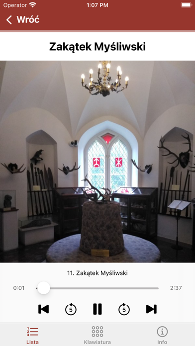 Kórnik Zamek Audioprzewodnik Screenshot