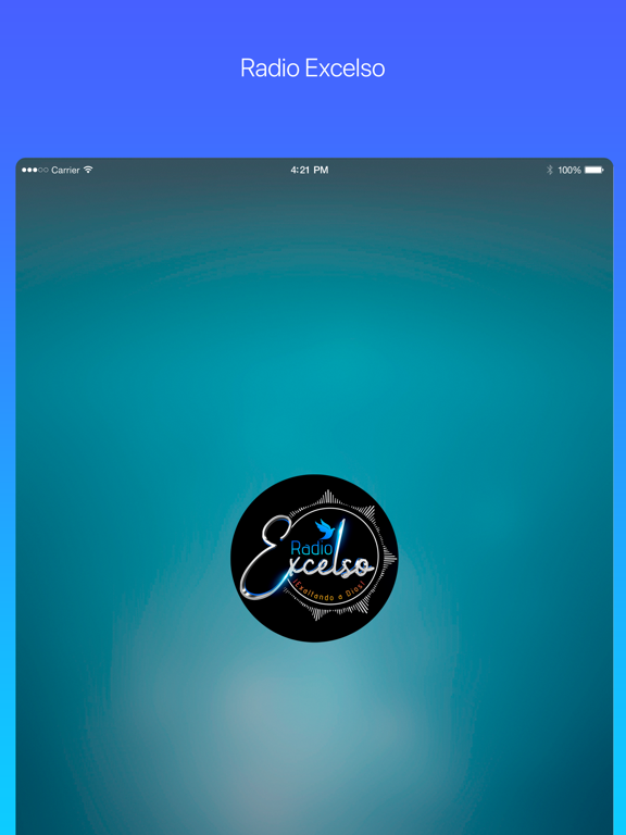 Radio Excelso iPad screenshot 1 - Music app