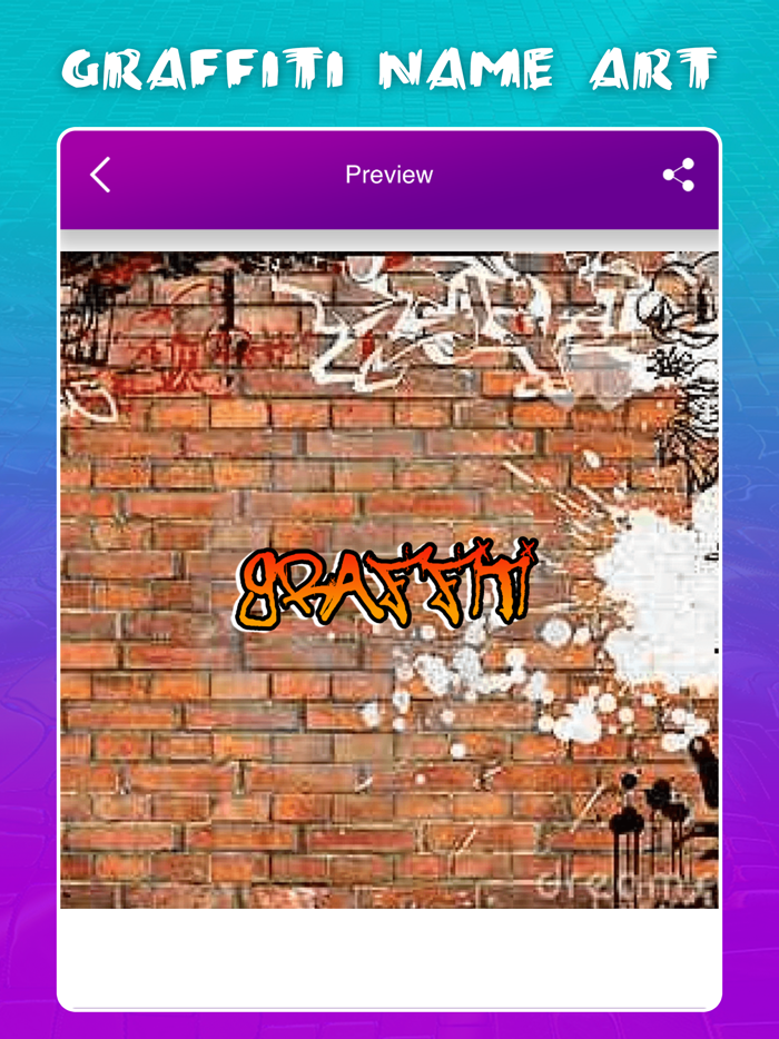 Graffiti Text Name Art