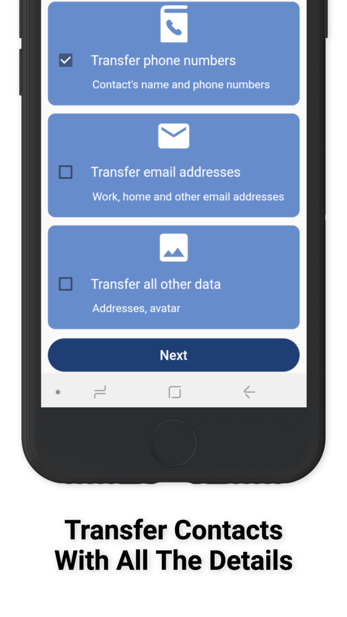 Content Transfer Contacts-File