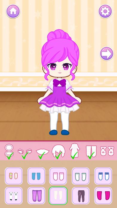 Chibi Style Star Wardrobe Screenshot