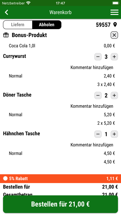 Curry Grill Lippstadt Screenshot