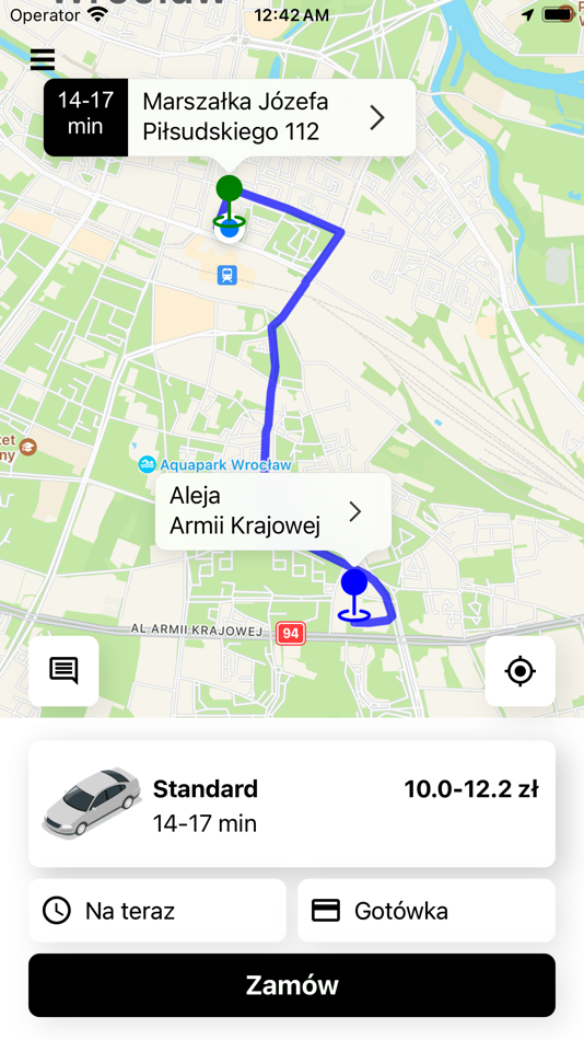 Partner Taxi Wrocław - 4.1.15 - (iOS)