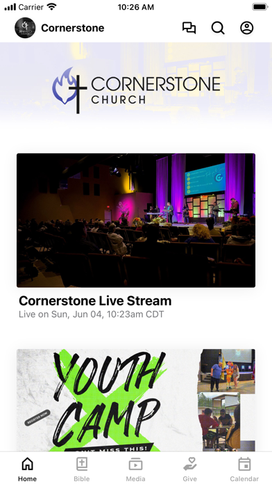 Cornerstone Church Mandeville Screenshot