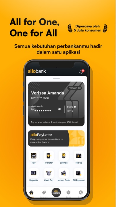 Allo Bank Screenshot