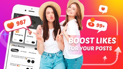 Followers More Likes Top Cards Screenshot