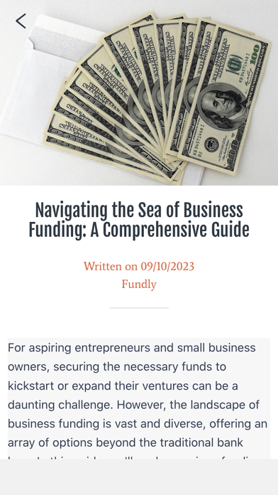 Fundly - Funding For Your Biz Screenshot