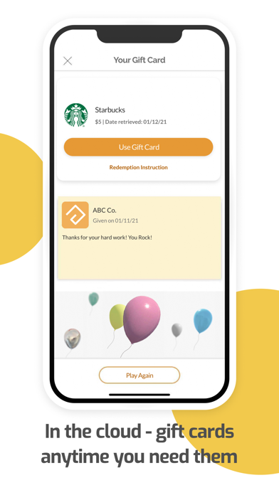 Cardii - AR Gift Cards Screenshot