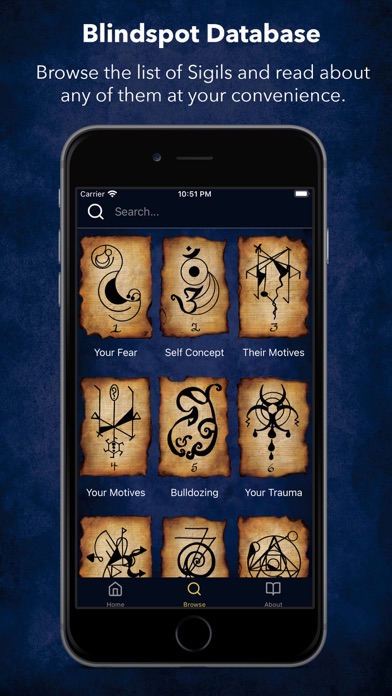 Blind Spot Oracle Cards Screenshot