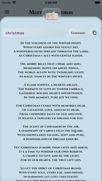AI Christmas Wishes Screenshot