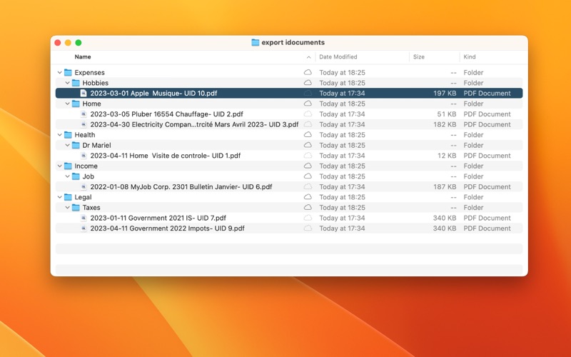 iDocuments screenshot