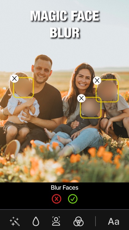 Blur Photo Background & Faces