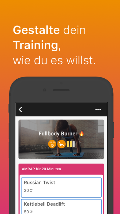 Screenshot #1 pour MYGYM Training AT