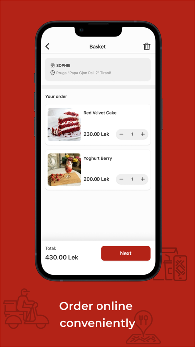 SOPHIE Caffe Screenshot