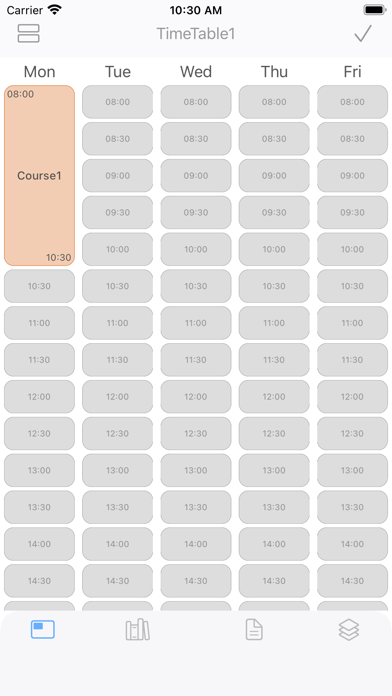 Semester  Timetable Scheduler Screenshot