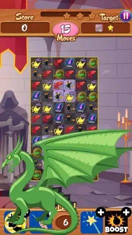 Game screenshot Lost Magic Throne saga Match3 apk