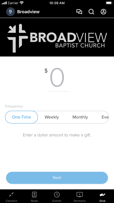 Broadview Baptist Church Screenshot