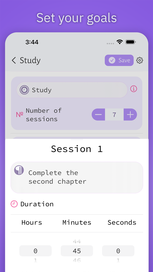 #5. Timed - sessions with breaks (iOS) 由: GoldenWill Labs