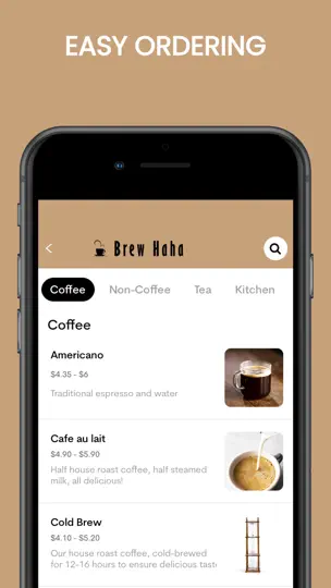Brew Haha Coffeehouse iPhone Screenshot 5