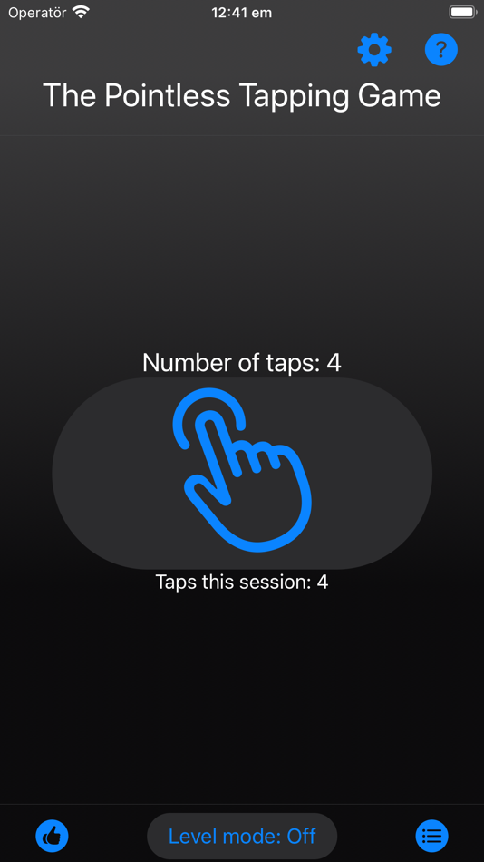 #10. The Pointless Tapping Game (iOS) By: Patrik Ell