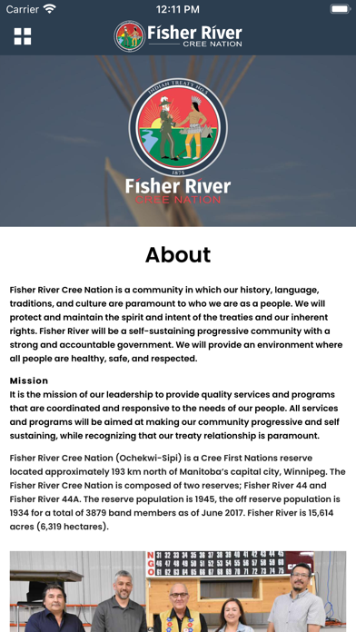 Fisher River Cree Nation Screenshot