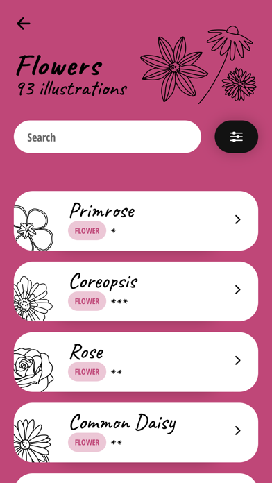 How to draw flowers tutorials Screenshot