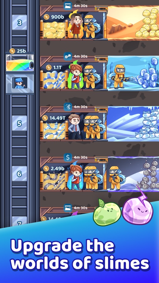 #4. Slime farm: clicker ranch idle (iOS) Podle: Evgeny Grishakov