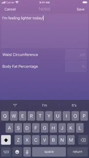 swift weight iphone screenshot 3