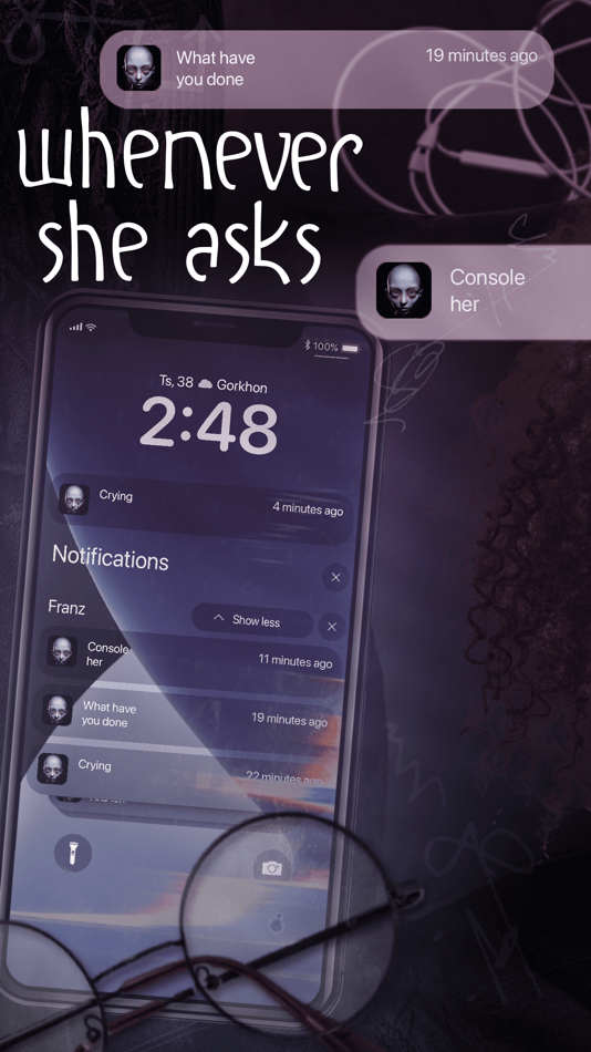 #5. Franz: Scary Text Adventure (iOS) 由: Ice-Pick Lodge Studio