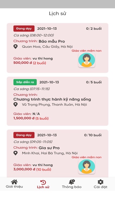 Trông Trẻ Pro Screenshot