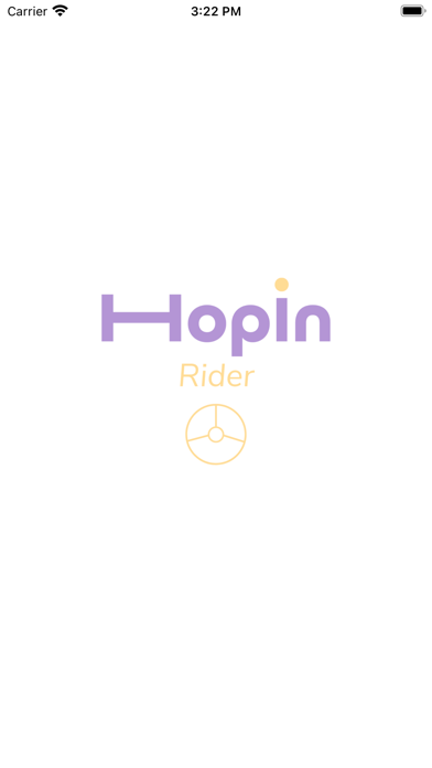 Hop In Rider App Screenshot