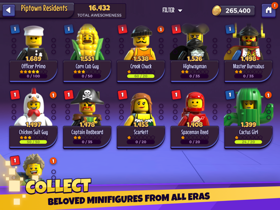 LEGO® Legacy: Heroes Unboxed iPad app afbeelding 1