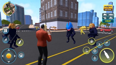 Gangster Thief Fish Head City Screenshot