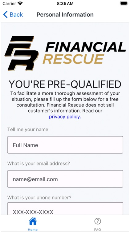 Financial Rescue Mobile