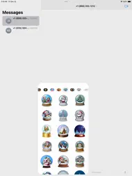 Snowglobe Christmas Stickers ipad bilder 1