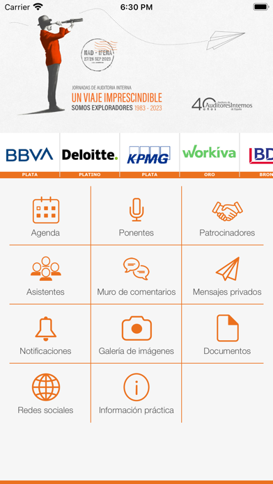 JORNADAS DE AUDITORÍA INTERNA Screenshot
